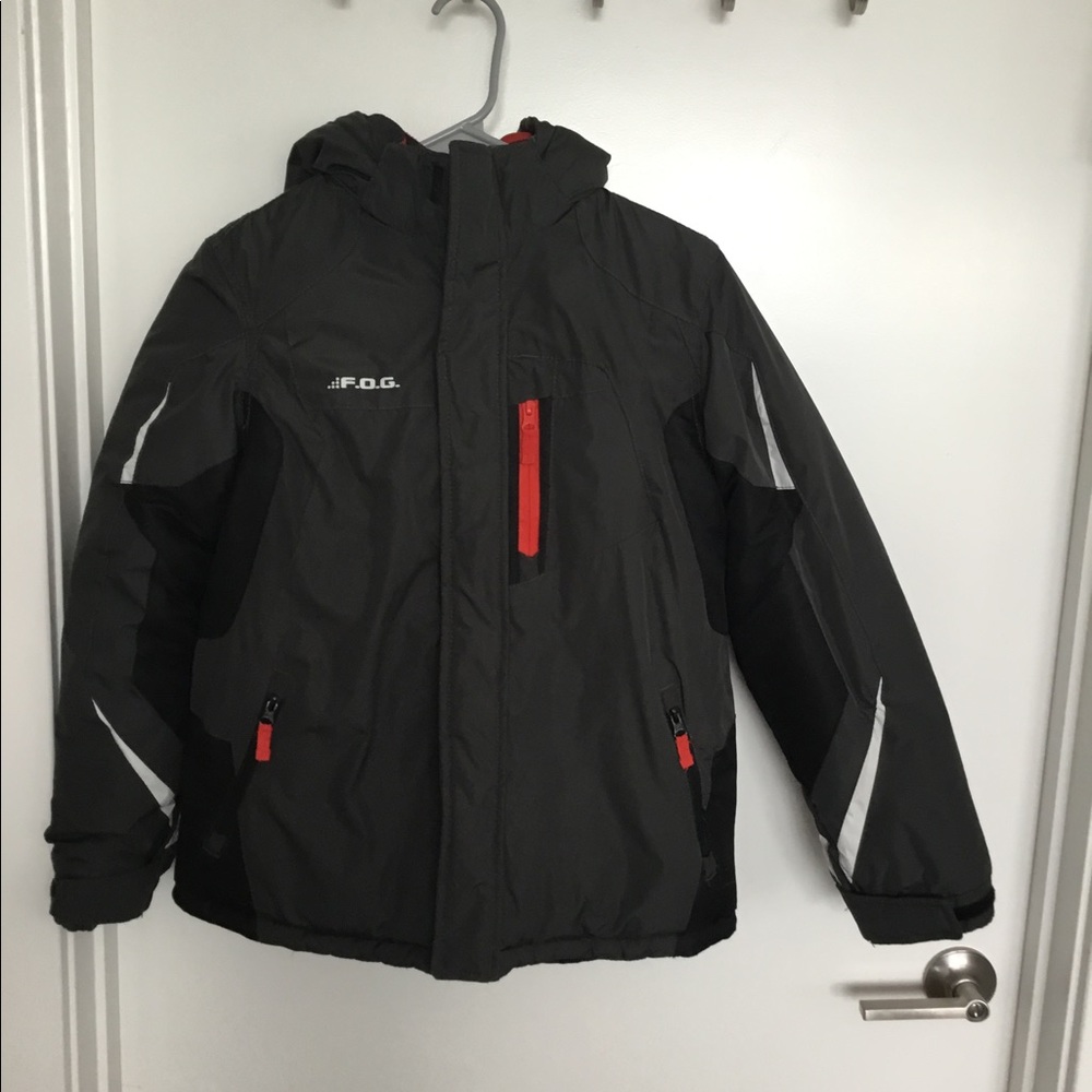 F.O.G By London Fog Gray/Black Winter Coat Size  18  $ 50